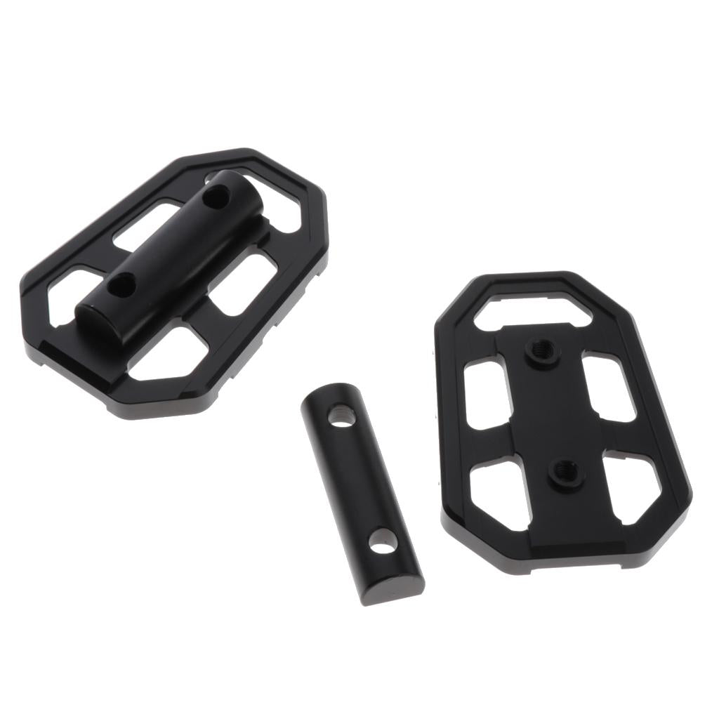1Pair CNC Alloy Motorbike Foot Pegs Footrest For BMW R1200GS 2013-2018 Black