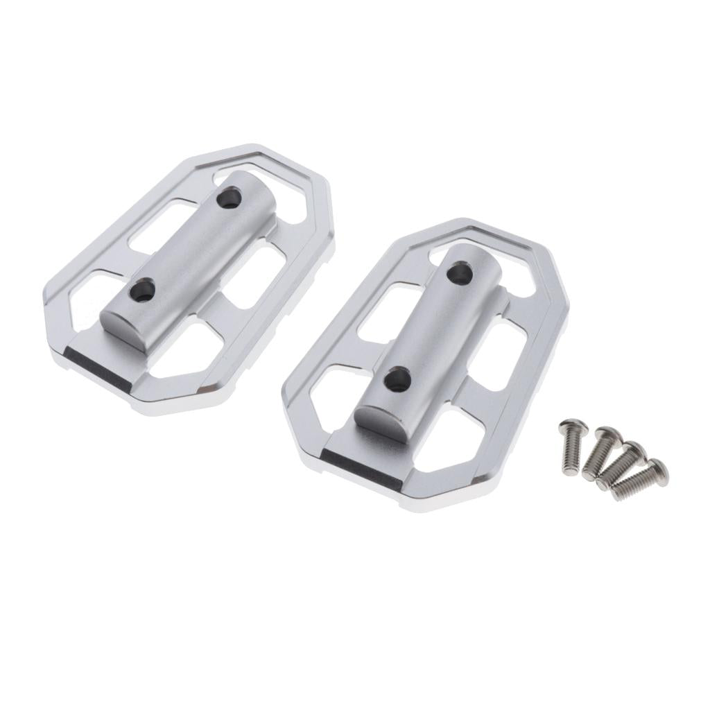 1Pair CNC Alloy Motorbike Foot Pegs Footrest For BMW R1200GS 2013-2018 Gray