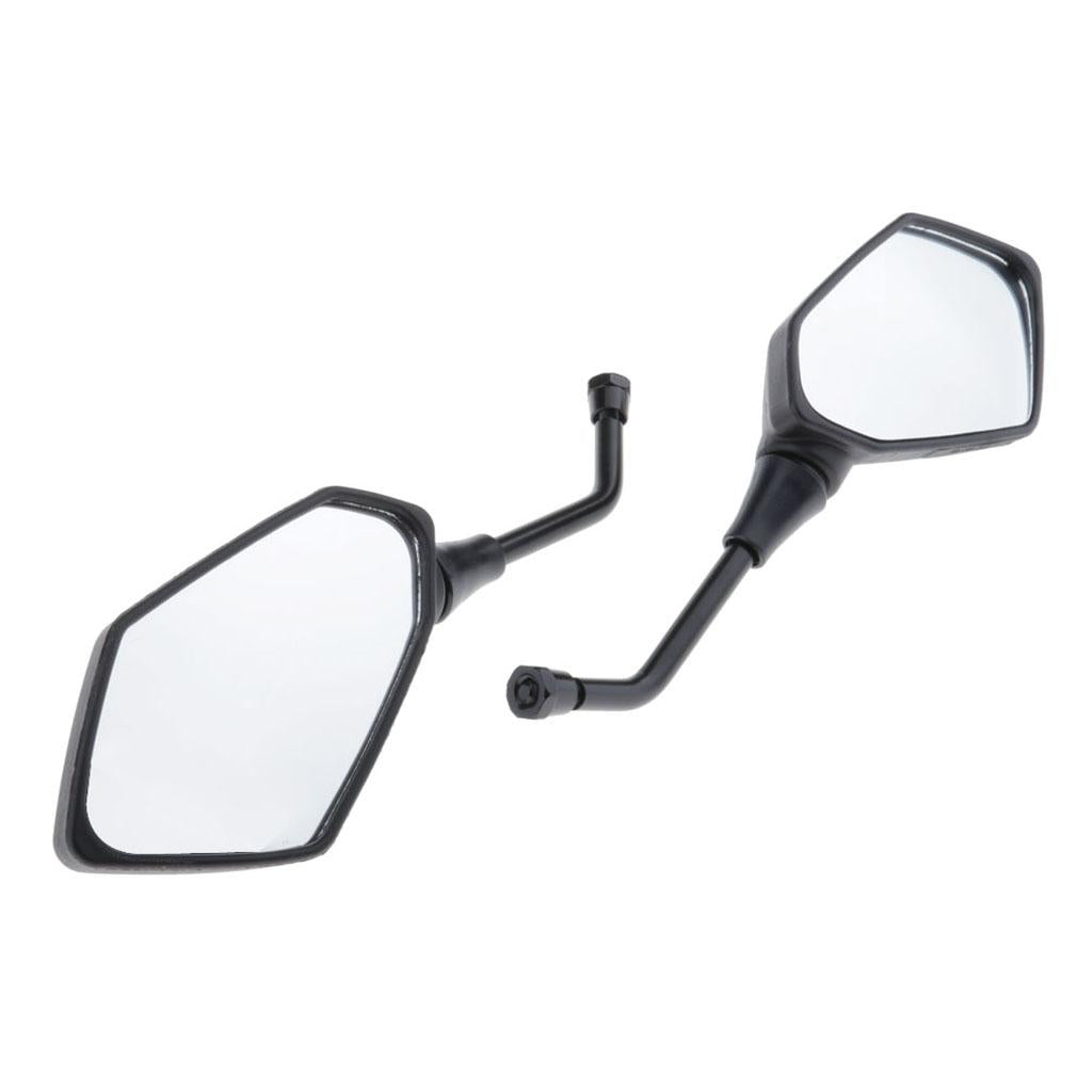 8mm/10mm CNC Motorcycle Rearview Side Mirrors Street Sports Bike 8MM