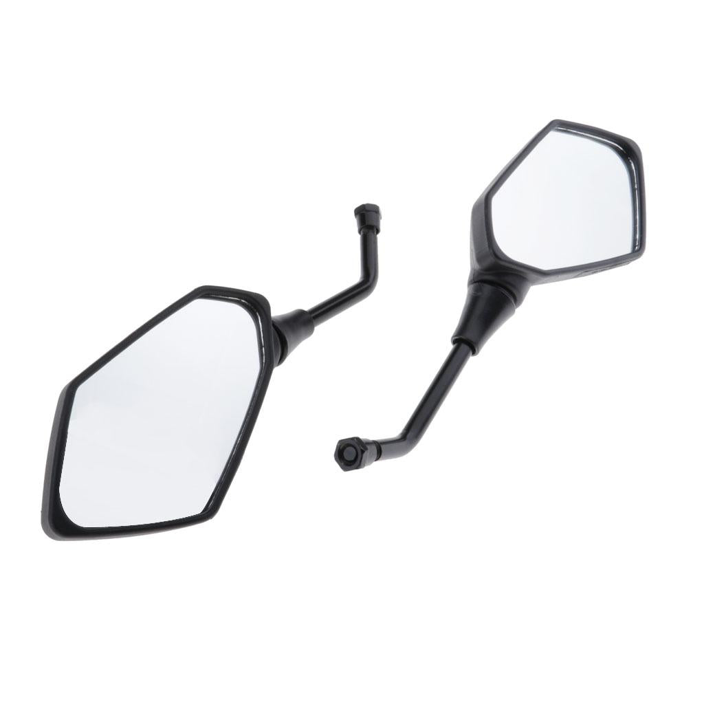 8mm/10mm CNC Motorcycle Rearview Side Mirrors Street Sports Bike 10MM