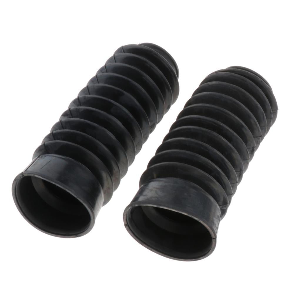 Lots 2 Rubber Front Fork Shock Absorber Gators for Harley Dyna Wide FXDWGI