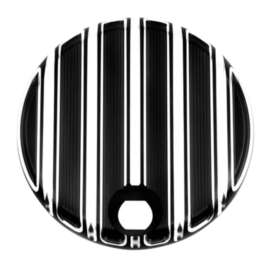 Set of 1 5inch Aluminum Motorcycle Striped Cap Fuel Oil Tank Cap Motorcycle