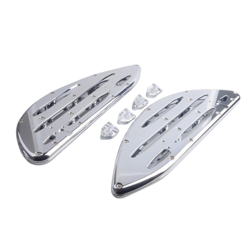 Aluminium Foot Pegs for Yamaha TW200 PW50 PW80 TTR90 TTR90E pit dirt bike Silver