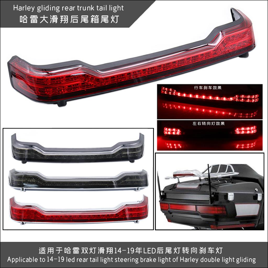 New LED Tail Light Brake Turn Lamp For Harley Light Gliding 2014-2019 Black