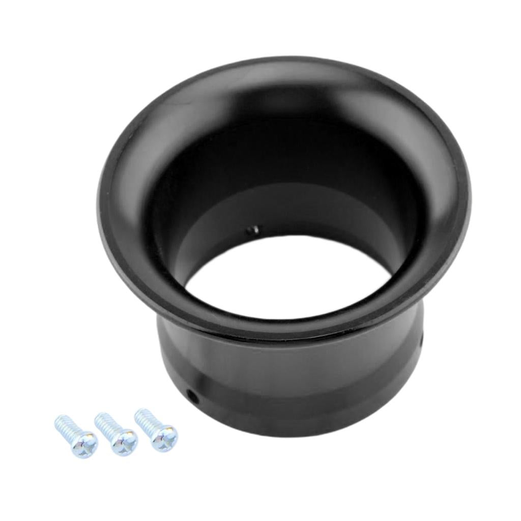 50mm Carb Air Filter Velocity Stack Funnel for PWK24 PWK30 Carburetor Black