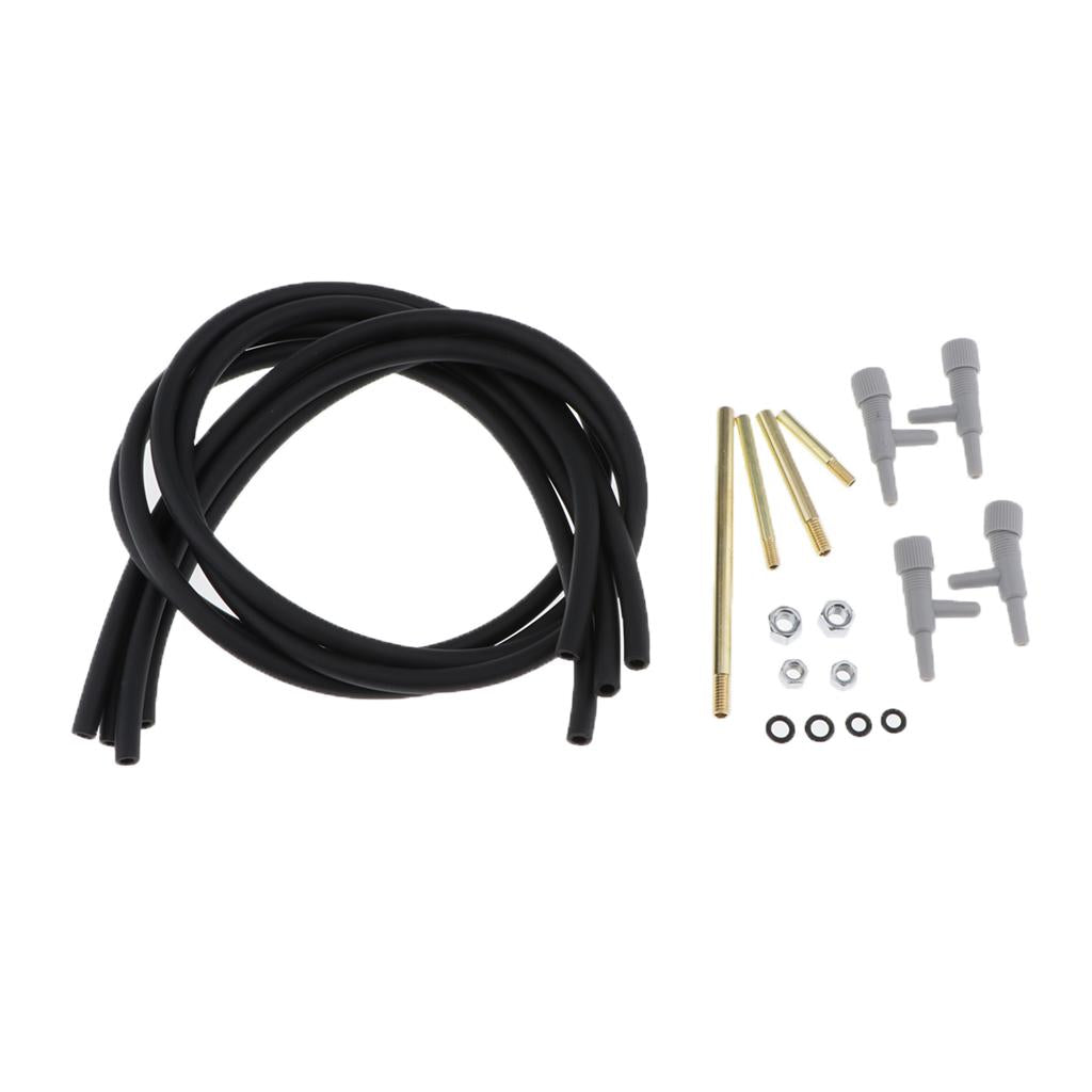 4 Cylinder Motorcycle Carburetor Vacuum Gauge Balancer Tool Kit New hot
