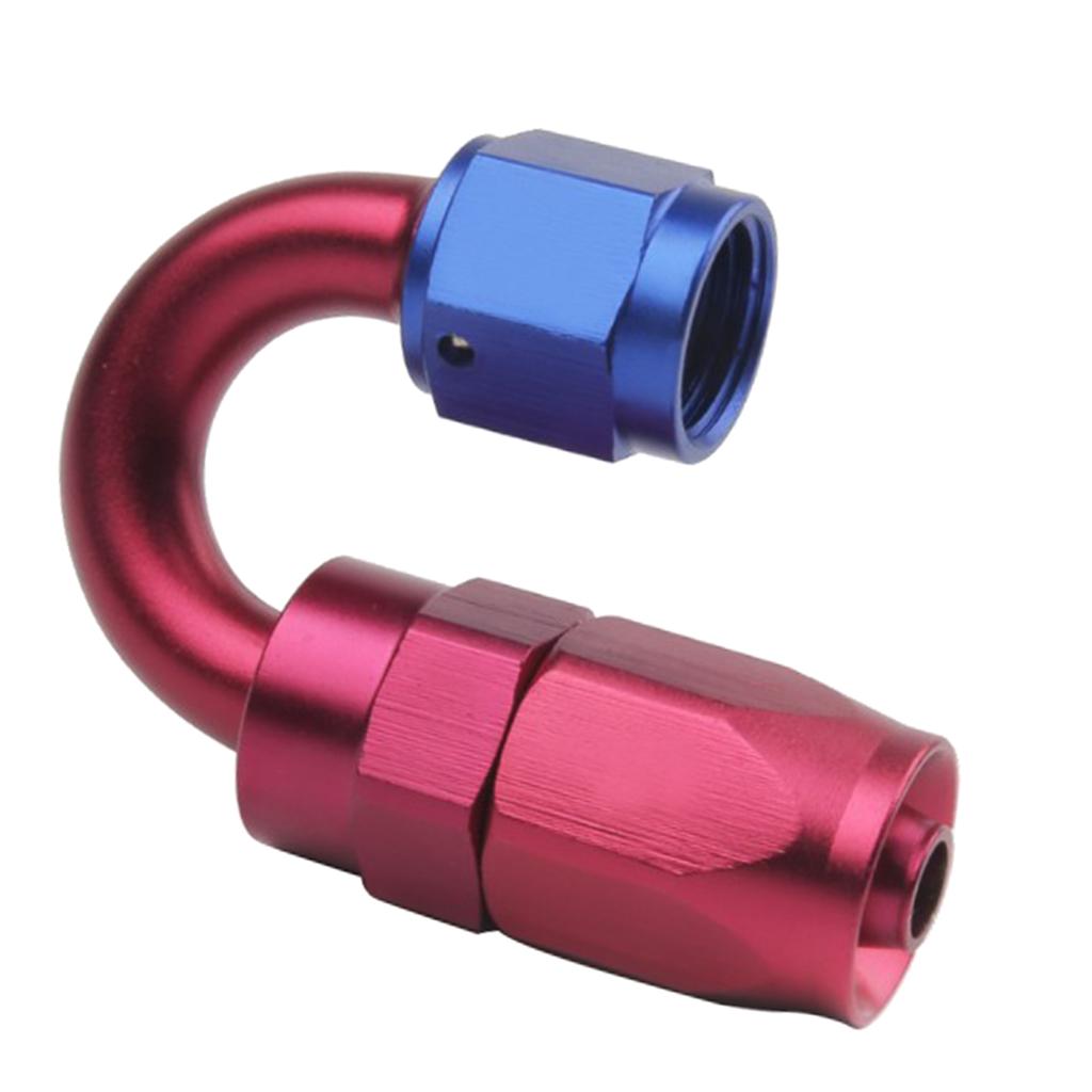 Universal Reusable AN 6 Red 180 Degree