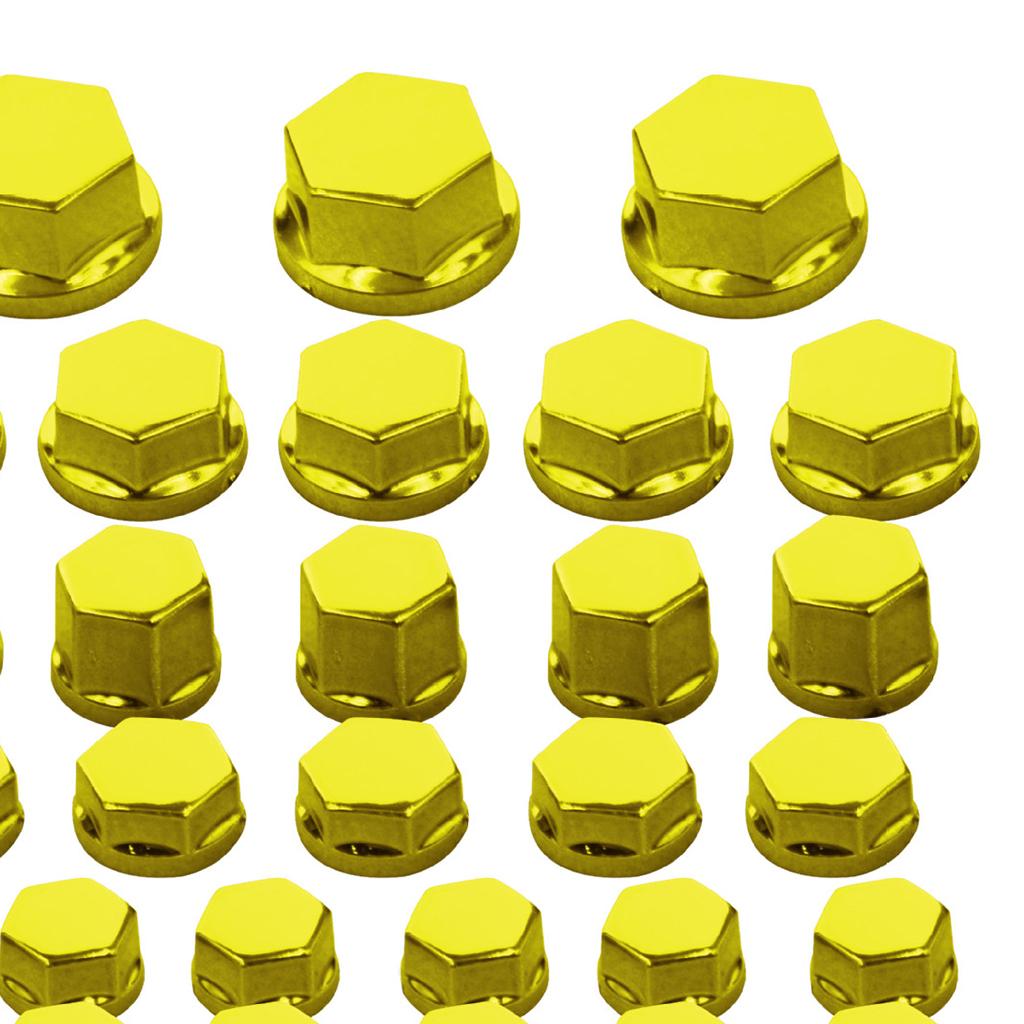 30Pc motorcycle nut screw cover for Yamaha Kawasaki Honda Harley Honda Black