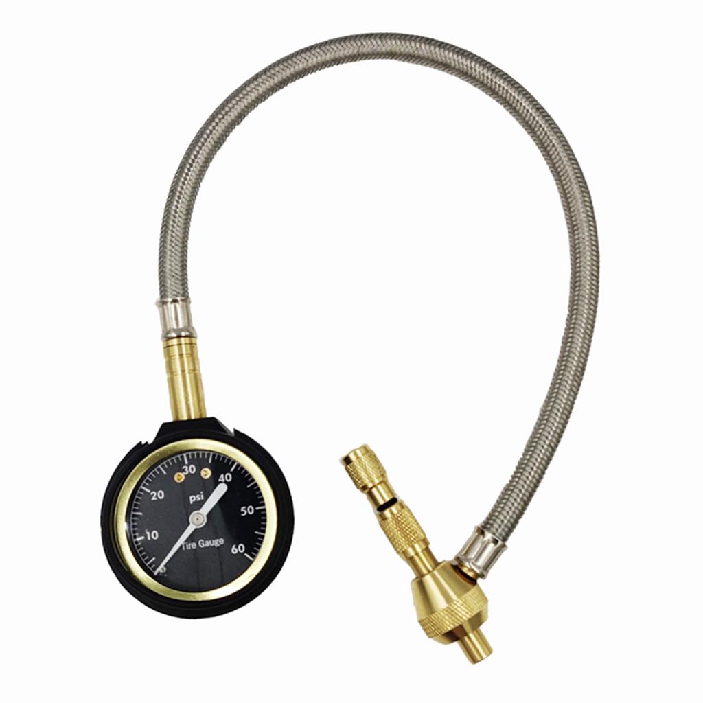 Precision 0-60psi Vehicle Motorcycle Car Tire Air Pressure Gauge Tester Tool