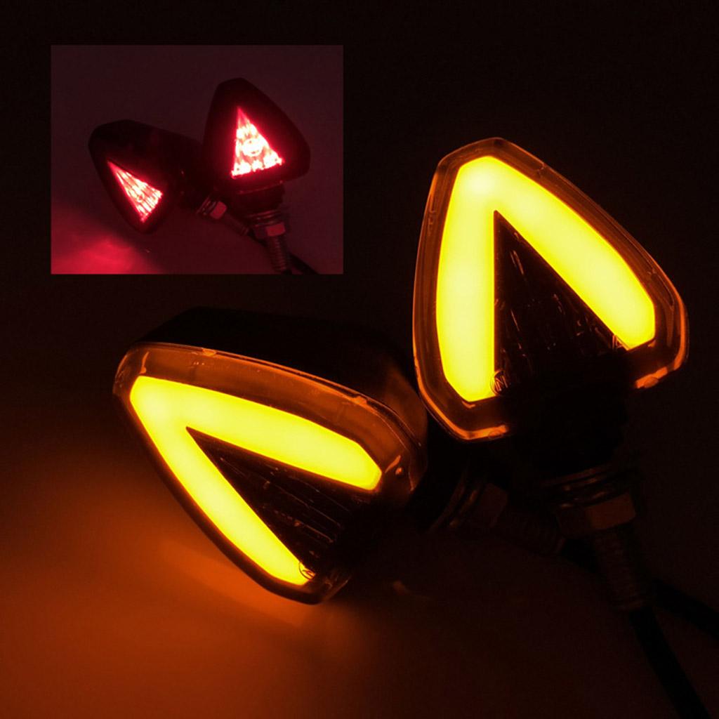 Universal Motorcycle LED Turn Signals Light Lamp Indicator Blinker