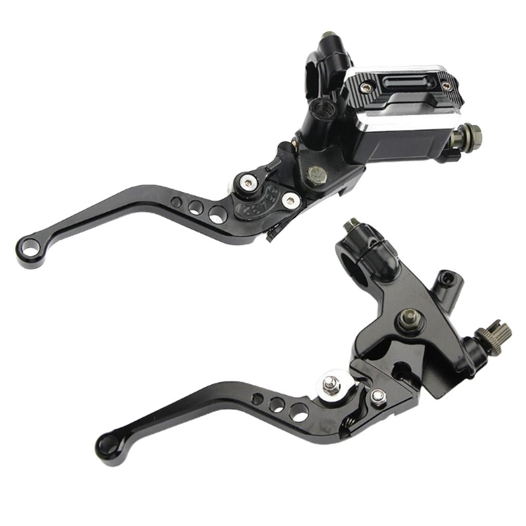 Universal Motorcycle 7/8" 22mm Handlebar Brake Clutch Lever Left Right Set