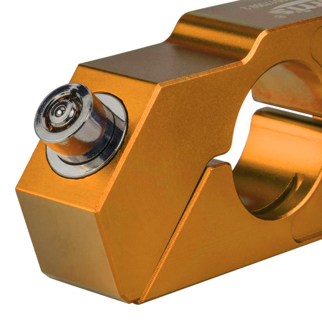 Gold Universal Motorbike Brake Lock Anti Theft Handlebar Throttle Grip Lock