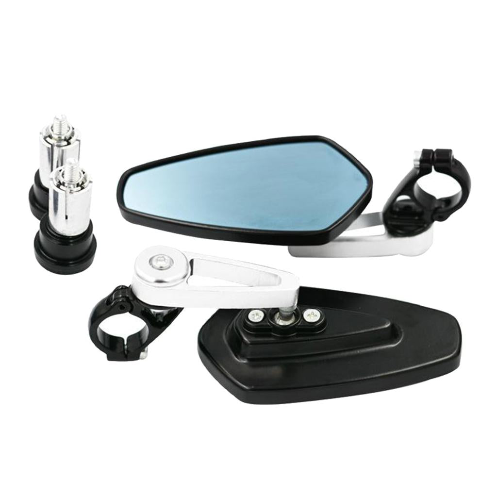 CNC Aluminum Motorcycle Rearview Mirrors Side Mount Handbar Mirrors