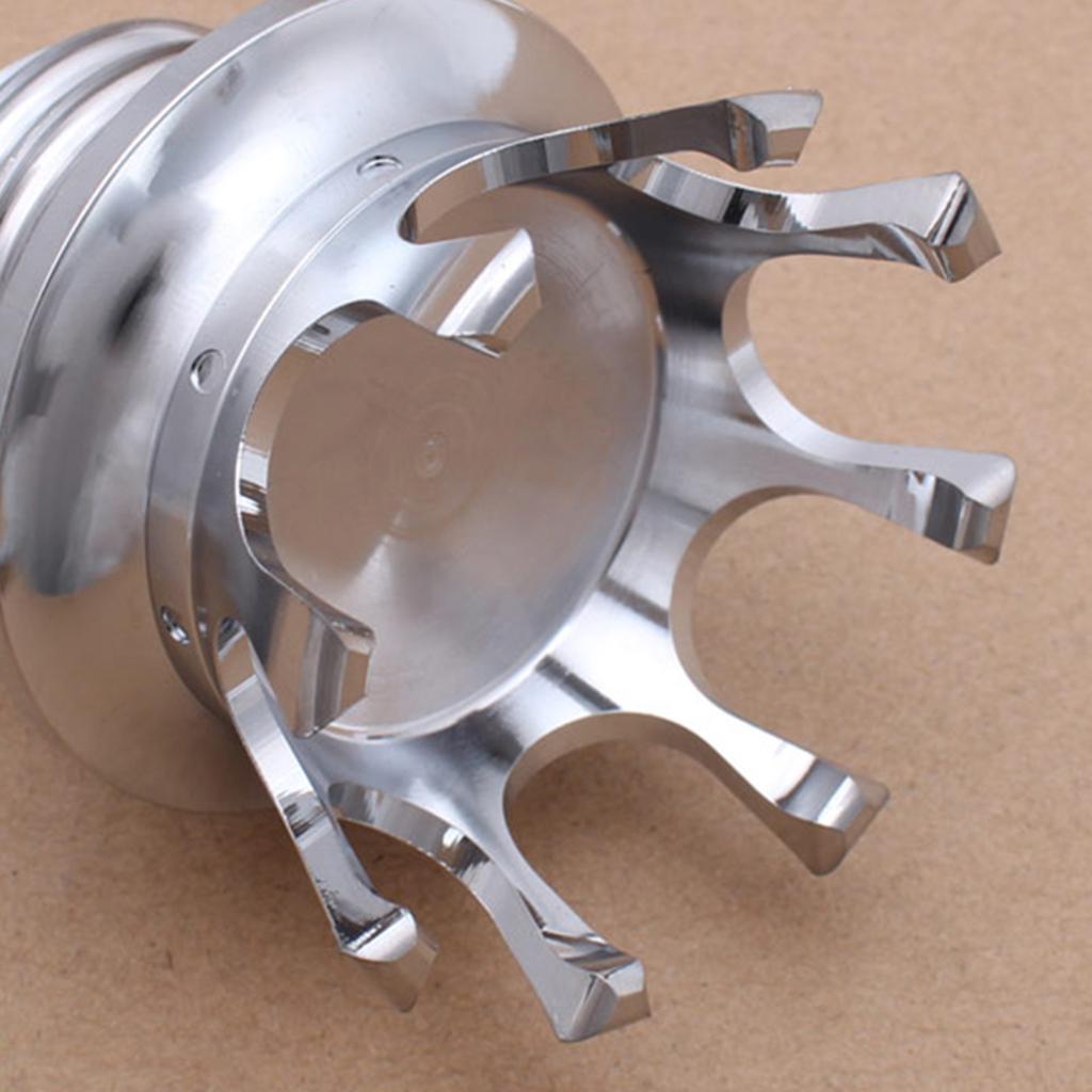 Crown Style Motorcycle Gas Cap for Harley Sportster 883 Custom XL883C Silver