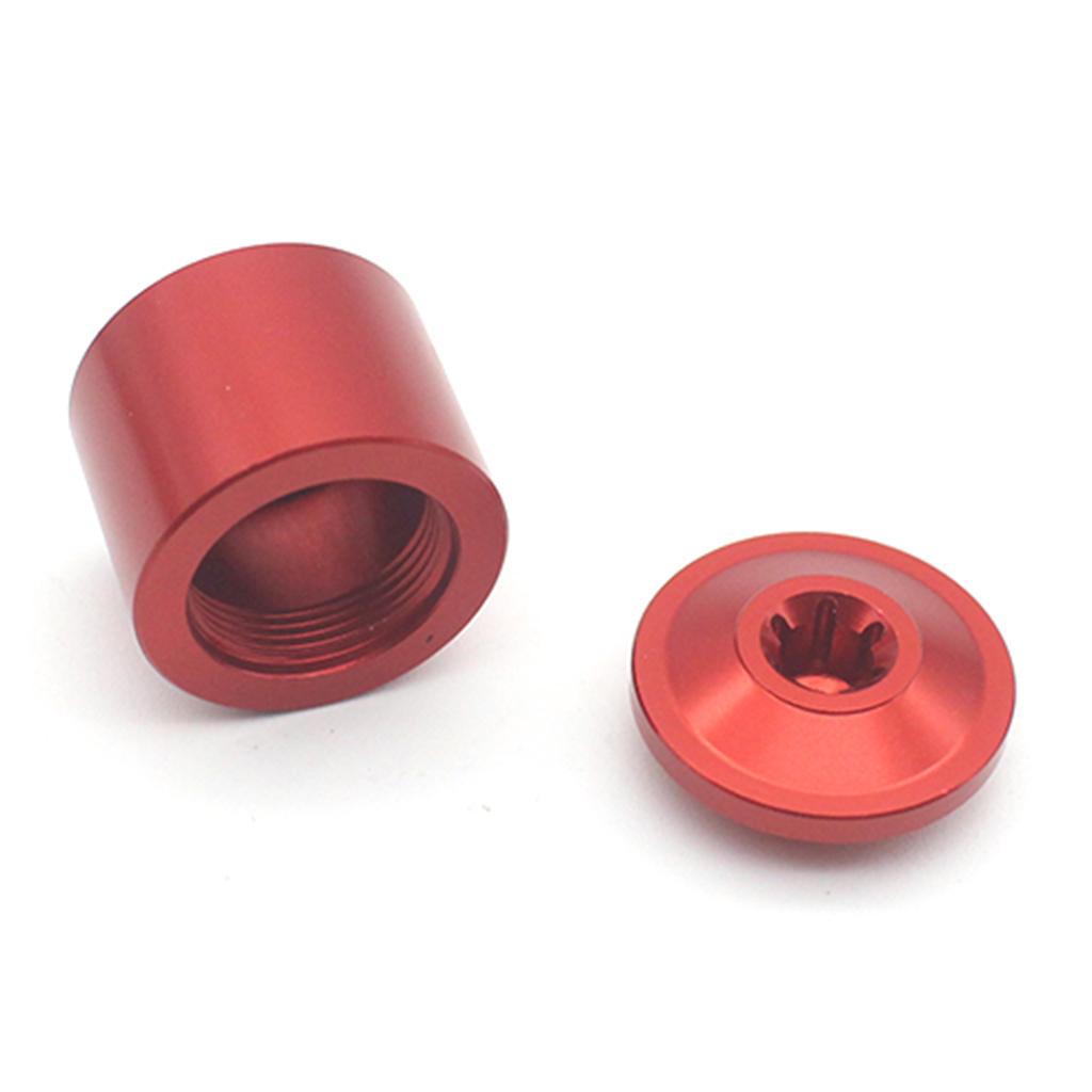 Motorcycle Hubcaps Set Wheel Side Cover Accessories for Piaggio Vespa Red