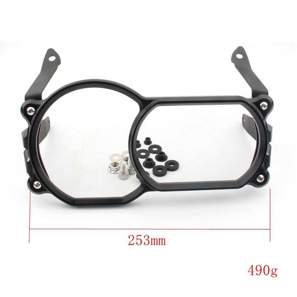 Motorcycle Headlight Protector Guard Cover for BMW R1200GS R1250GS Black