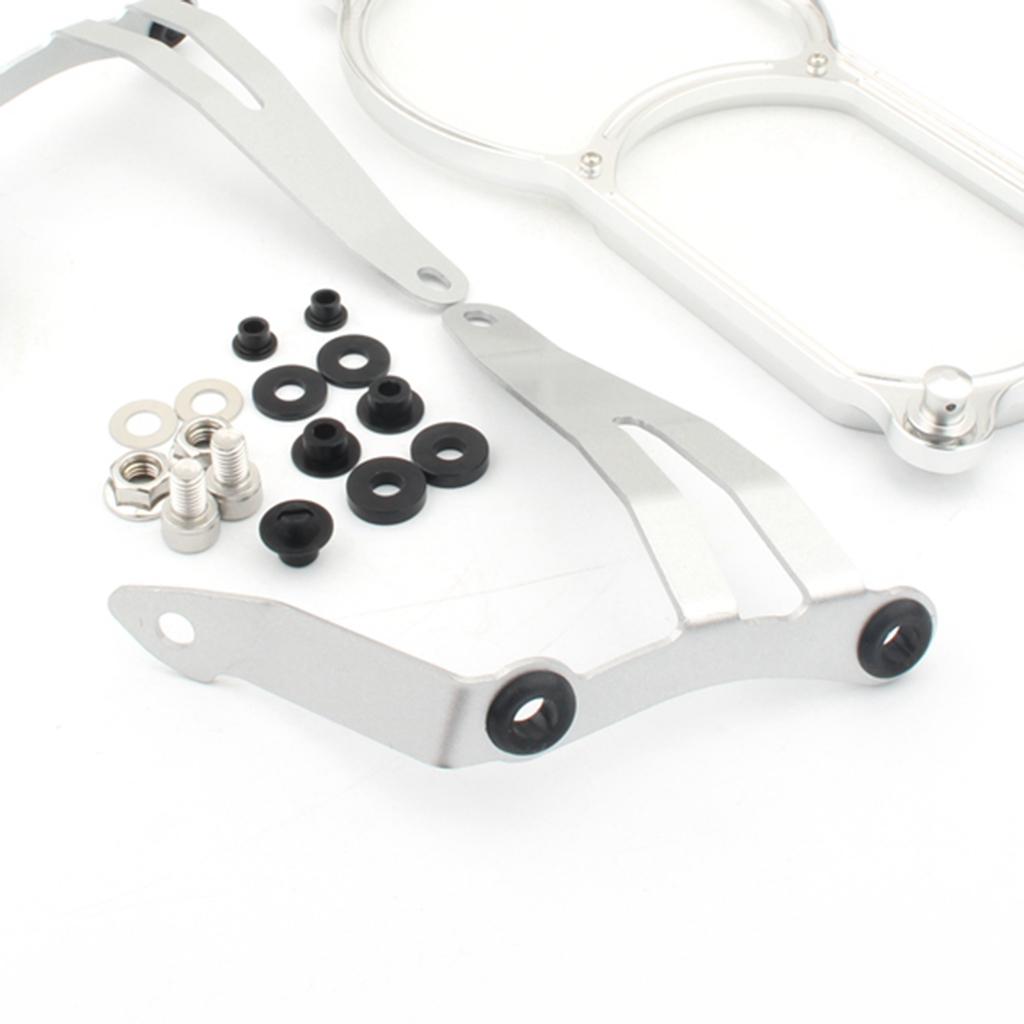 Motorcycle Headlight Protector Guard Cover for BMW R1200GS R1250GS Silver