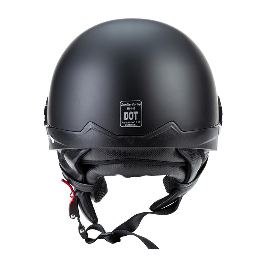 Scooter Motorcycle Half Helmet Retractable Visor for Men Women Durable XL