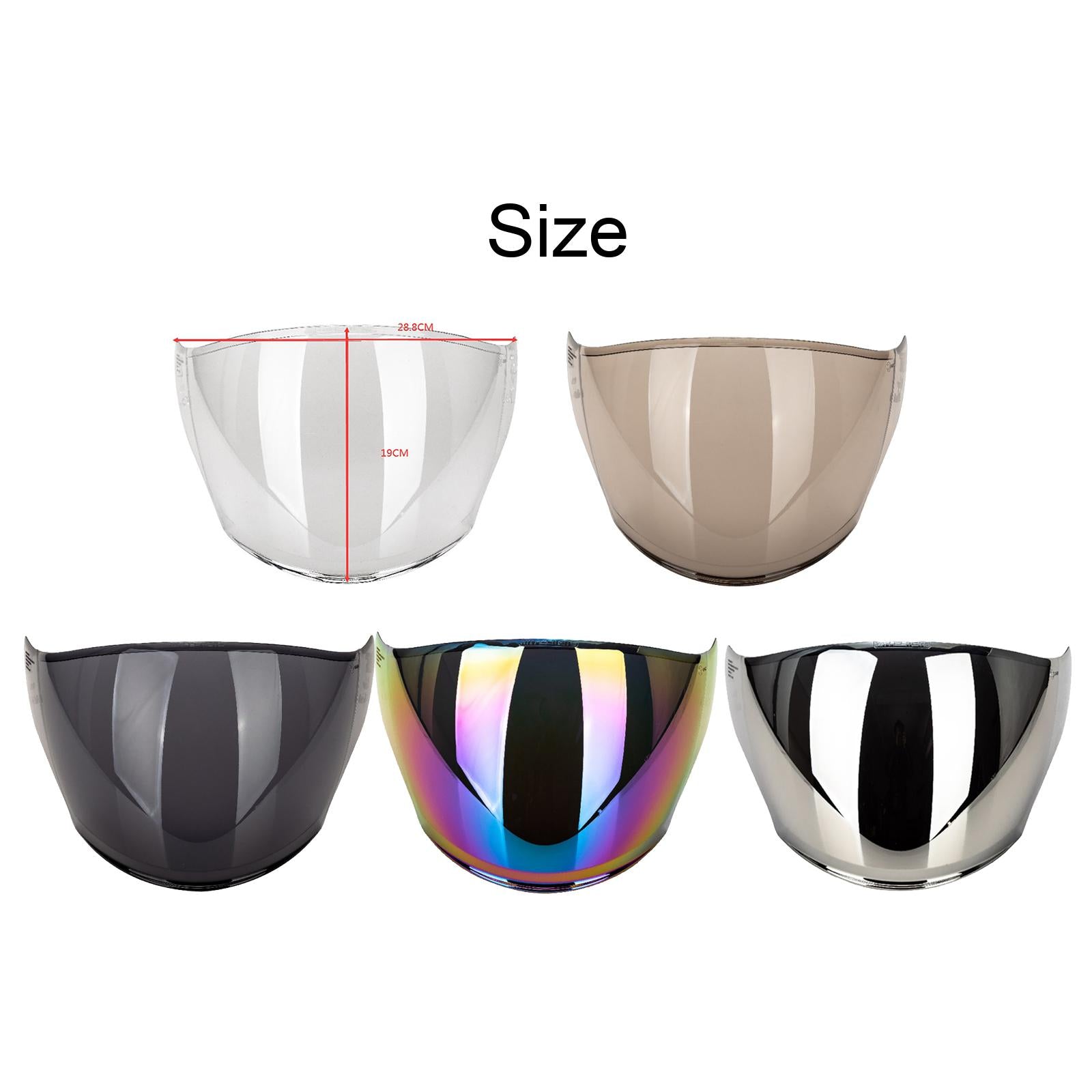 Motorcycle Helmet Visor Shield for MT OF-504 MT-V-19 colorful