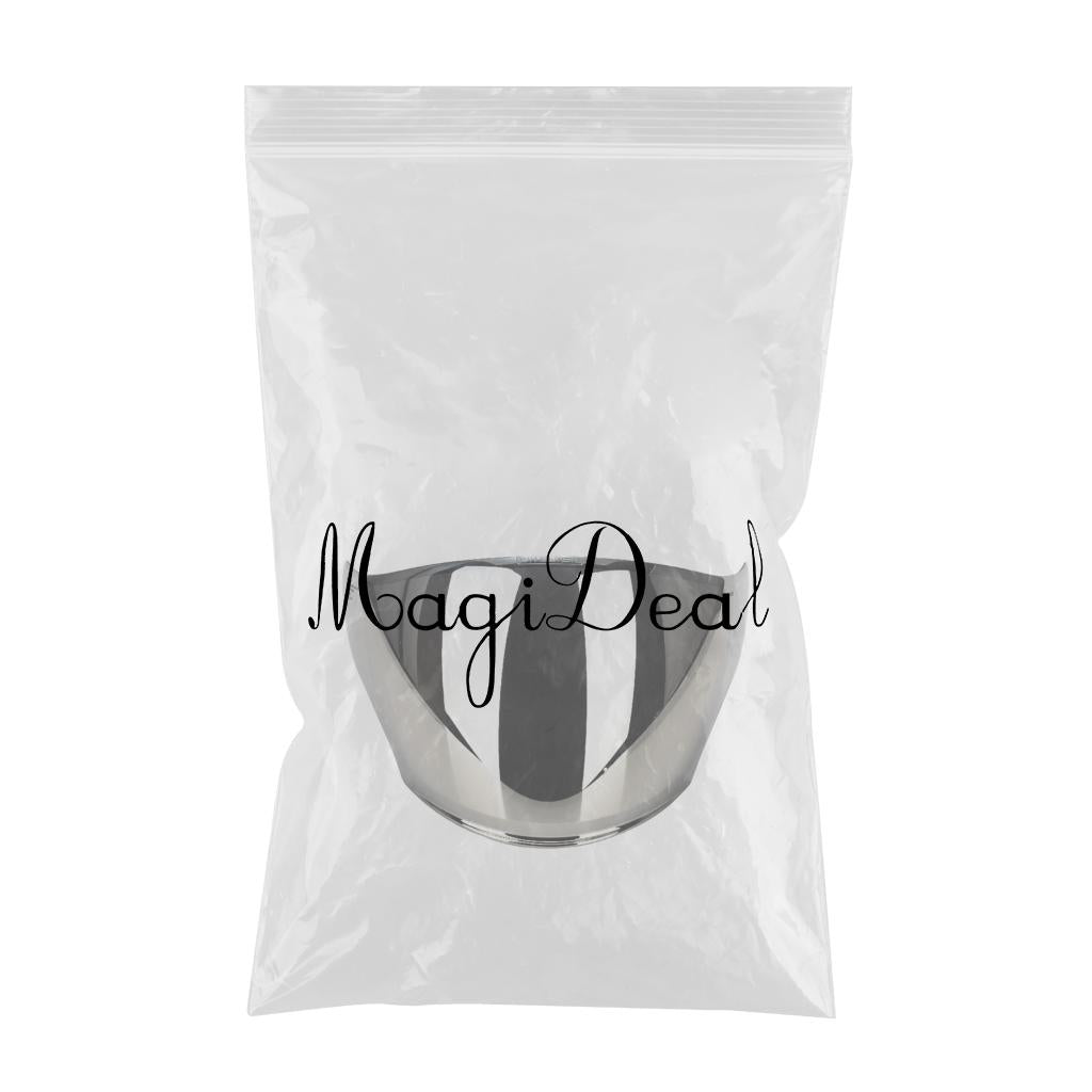 Motorcycle Helmet Visor Shield for MT OF-504 MT-V-19 silver plated