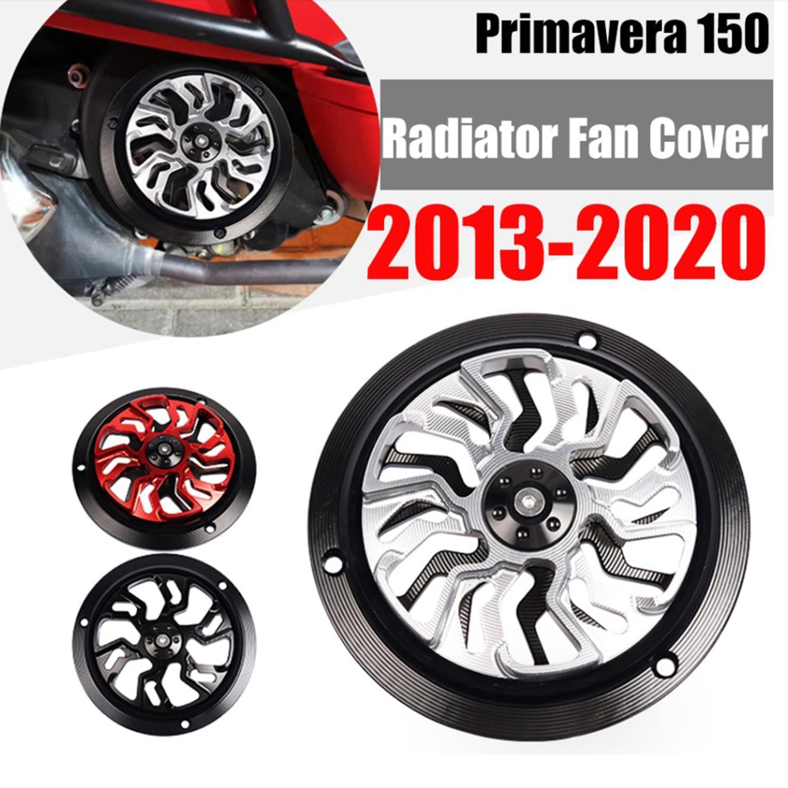 Motorcycle Engine Protector Cover Fan For Vespa Primavera 150 13-20 Red