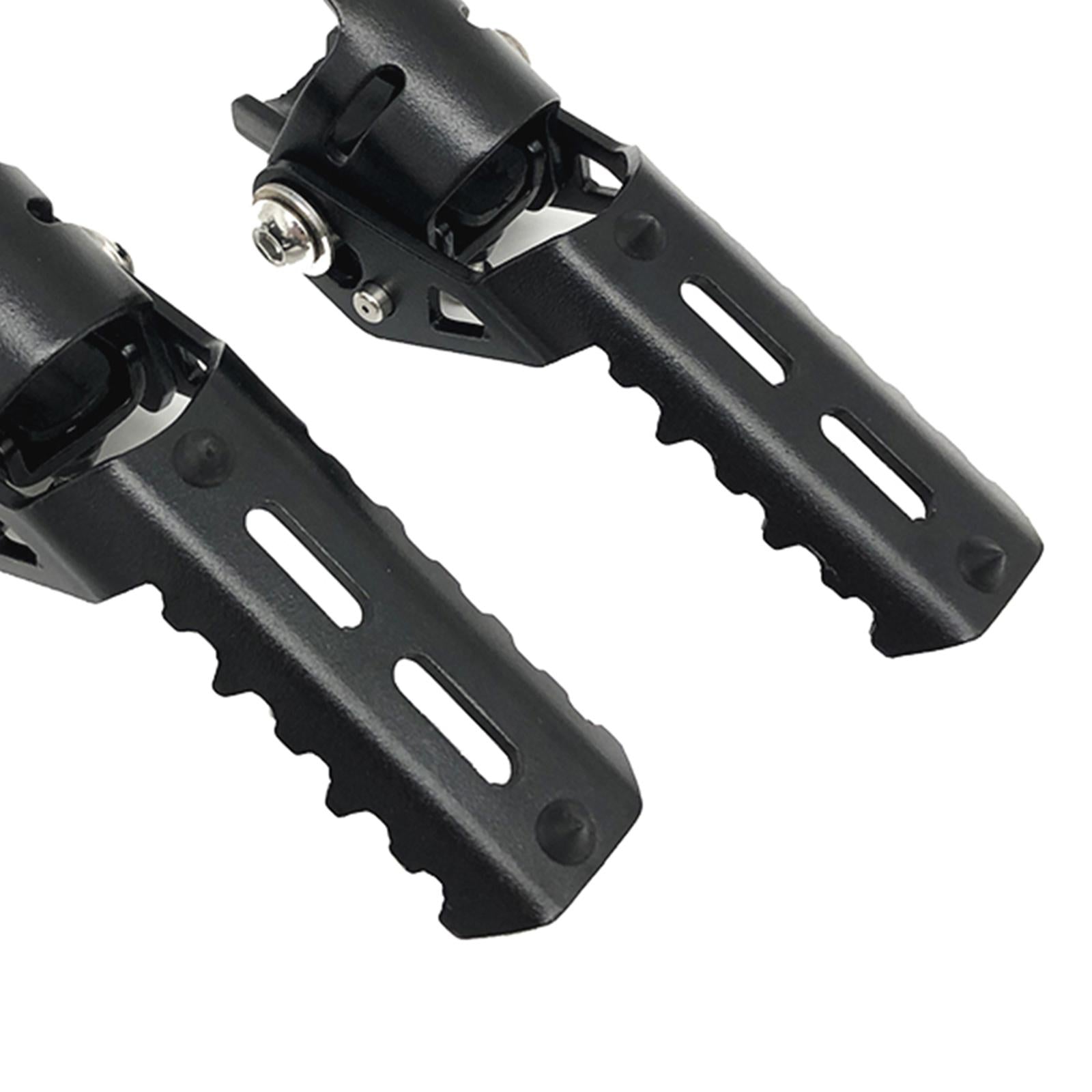 2Pcs Motorcycle Highway Front Foot Pegs Footrests for BMW R1200GS LC Black
