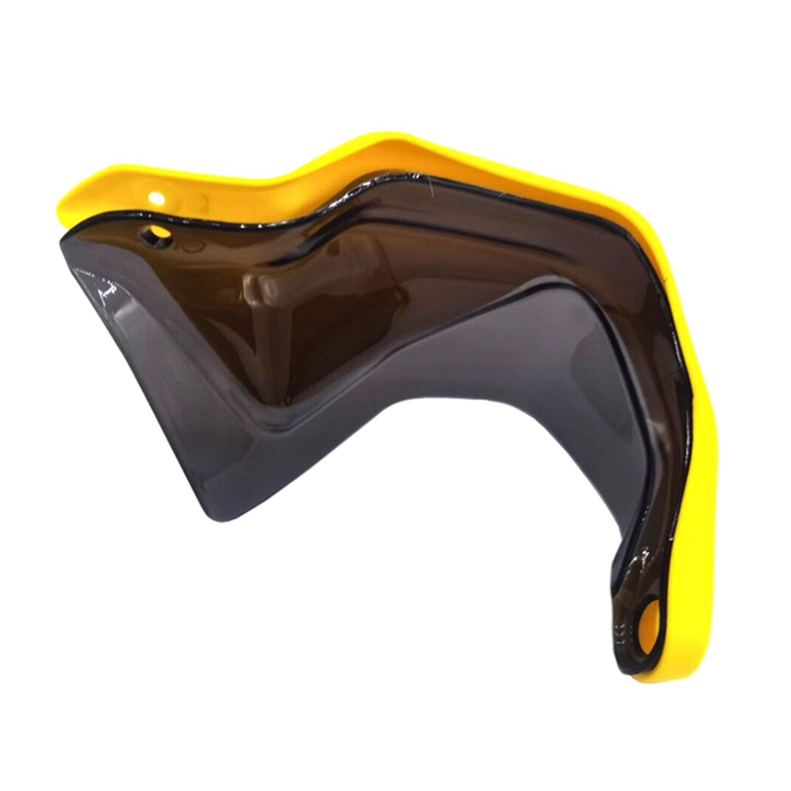 Motorcycle Hand Guard Hand Shield Protector Yellow Gray