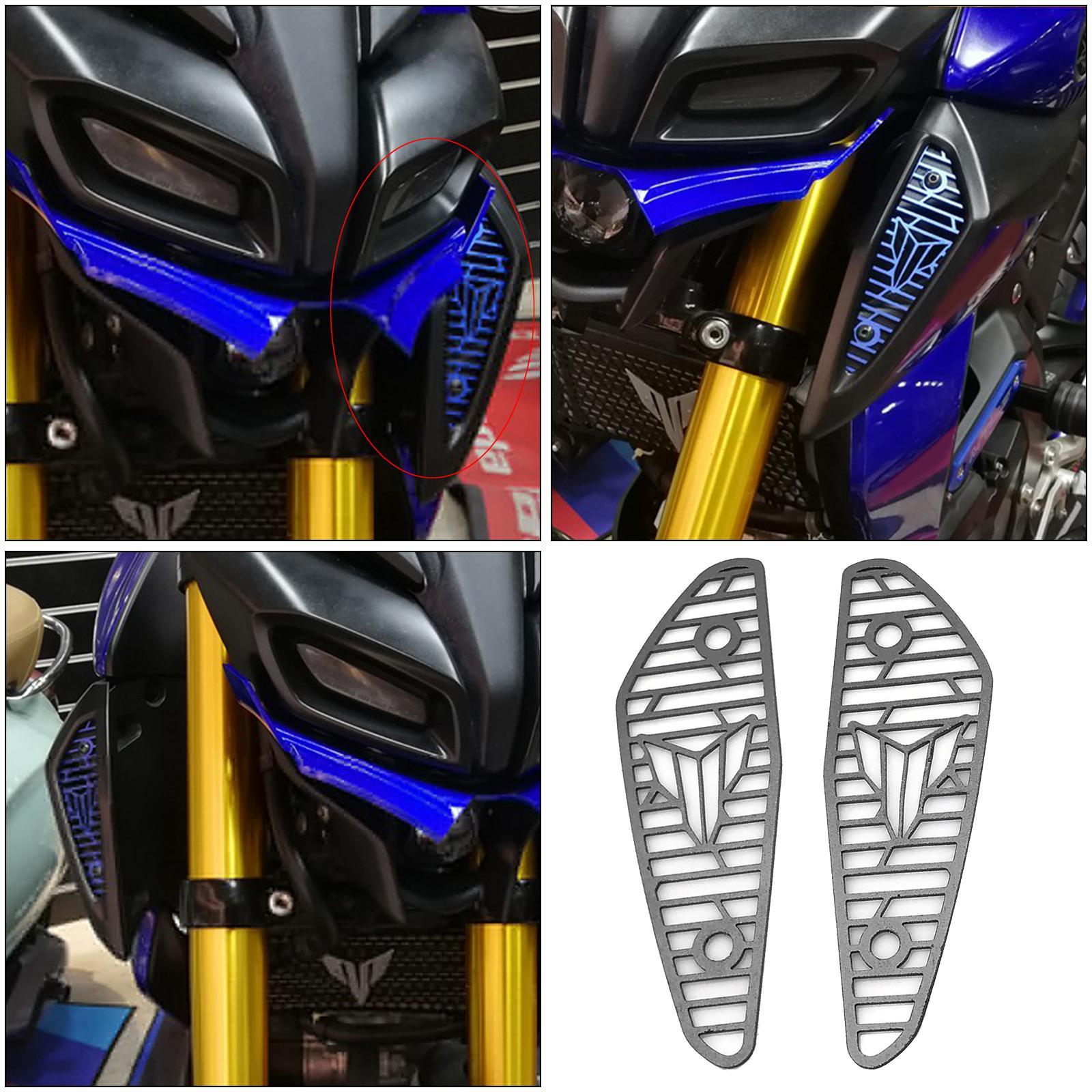 2pcs Motorcycle Air Intake Cover Guard For Yamaha MT-15 18-20 Titanium