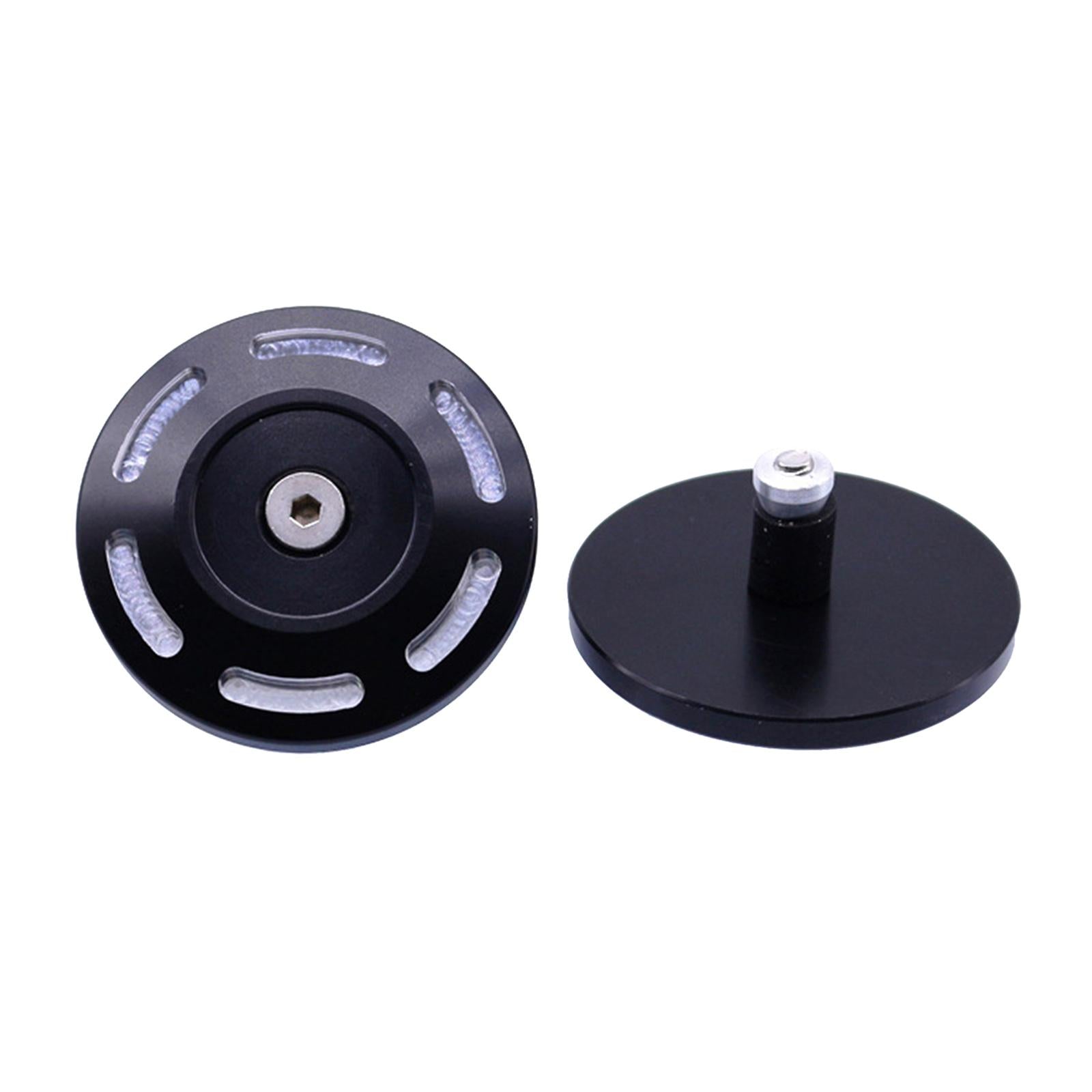2 Pieces Motorcycle Frame Hole Caps Cover Replacement for BMW S1000XR 15-20 Black