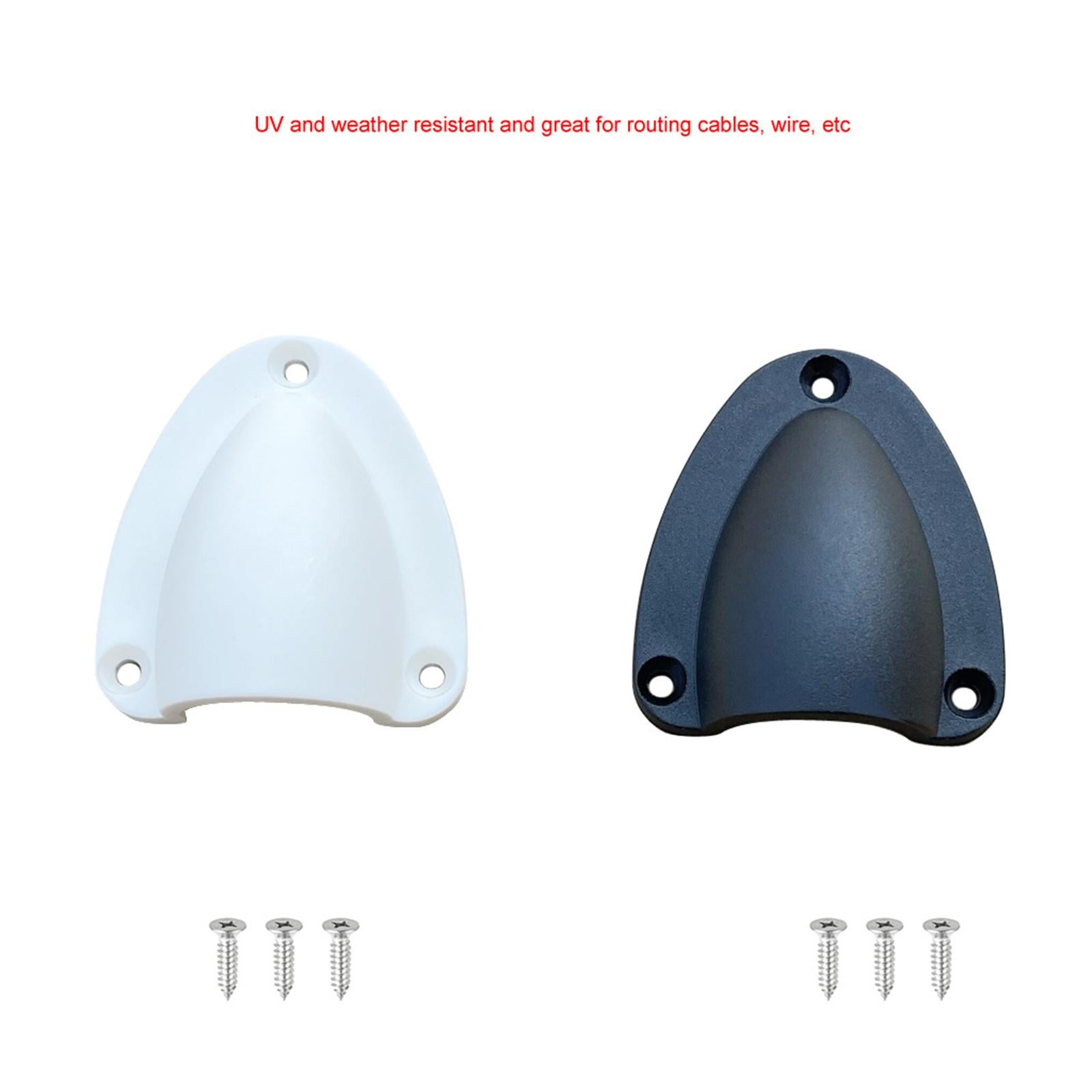 6xNew Boat Ventilator Midget Wire Hose Vent Cover Boat Accessories S black