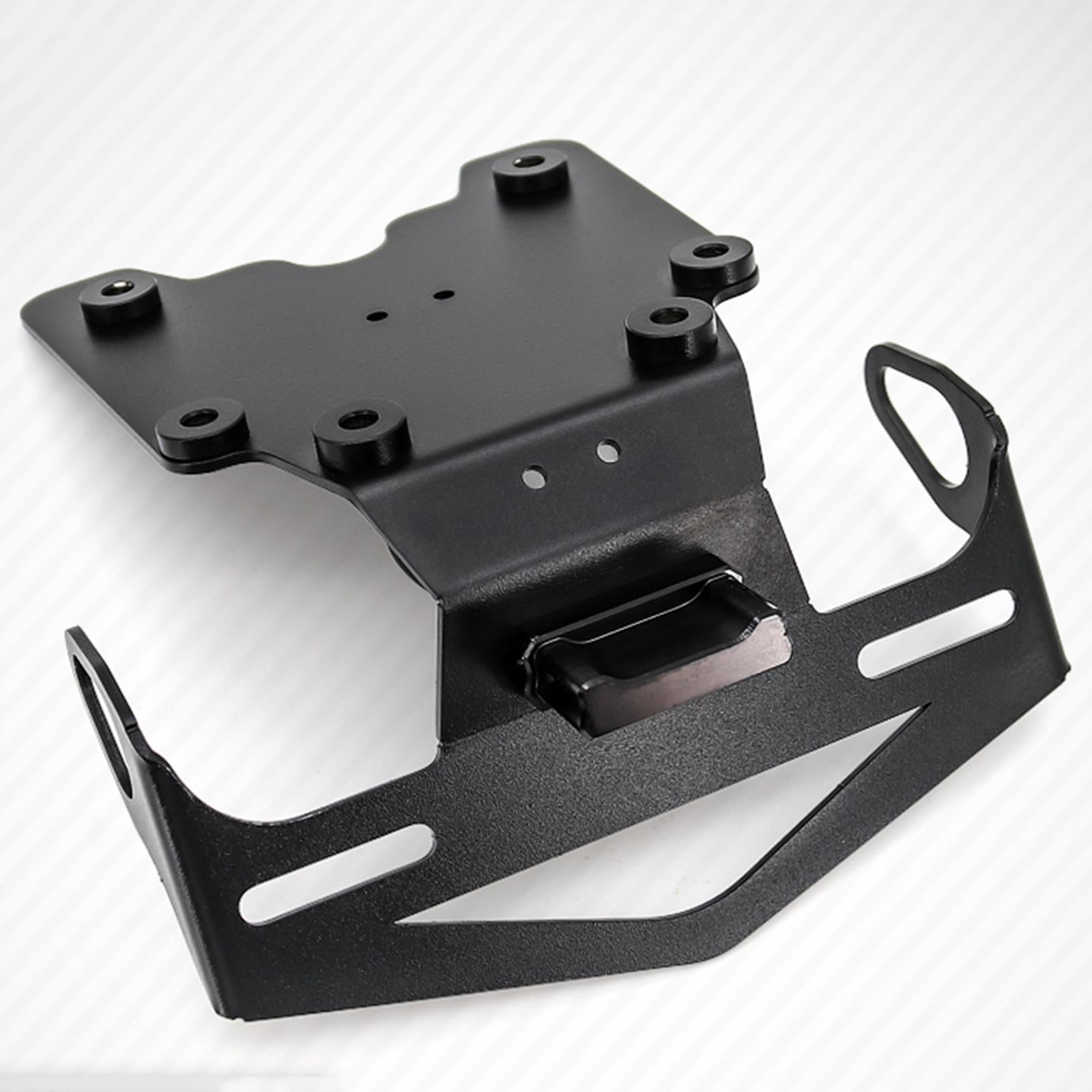 Motorcycle License Plate Holder for Yamaha Tenere 700 2019 2020 2021 Black