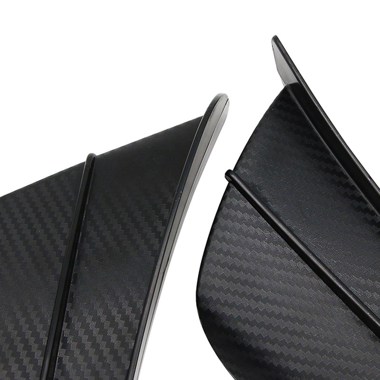 Carbon Fibre Motorcycle Fixed Wind Wing Winglets Aerodynamic Wing Kit Trims