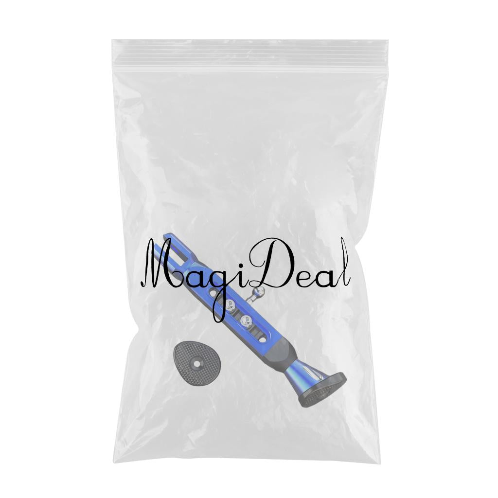 CNC Aluminum Motorcycle Kickstand Parking Leg Foot Side Support Stand Blue