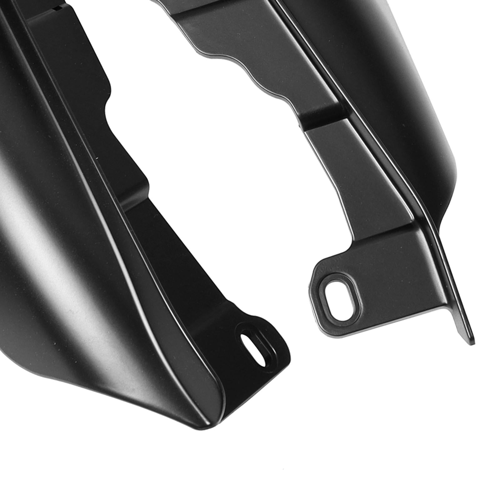2Pcs ABS Mid-Frame Air Deflector Heat Shield for Harley 17-20 Matte Black