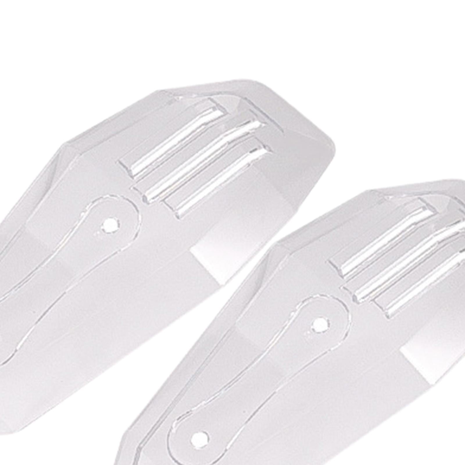 Universal Motorcycle Handle Bar Hand Guard Protector Wind Deflector Clear