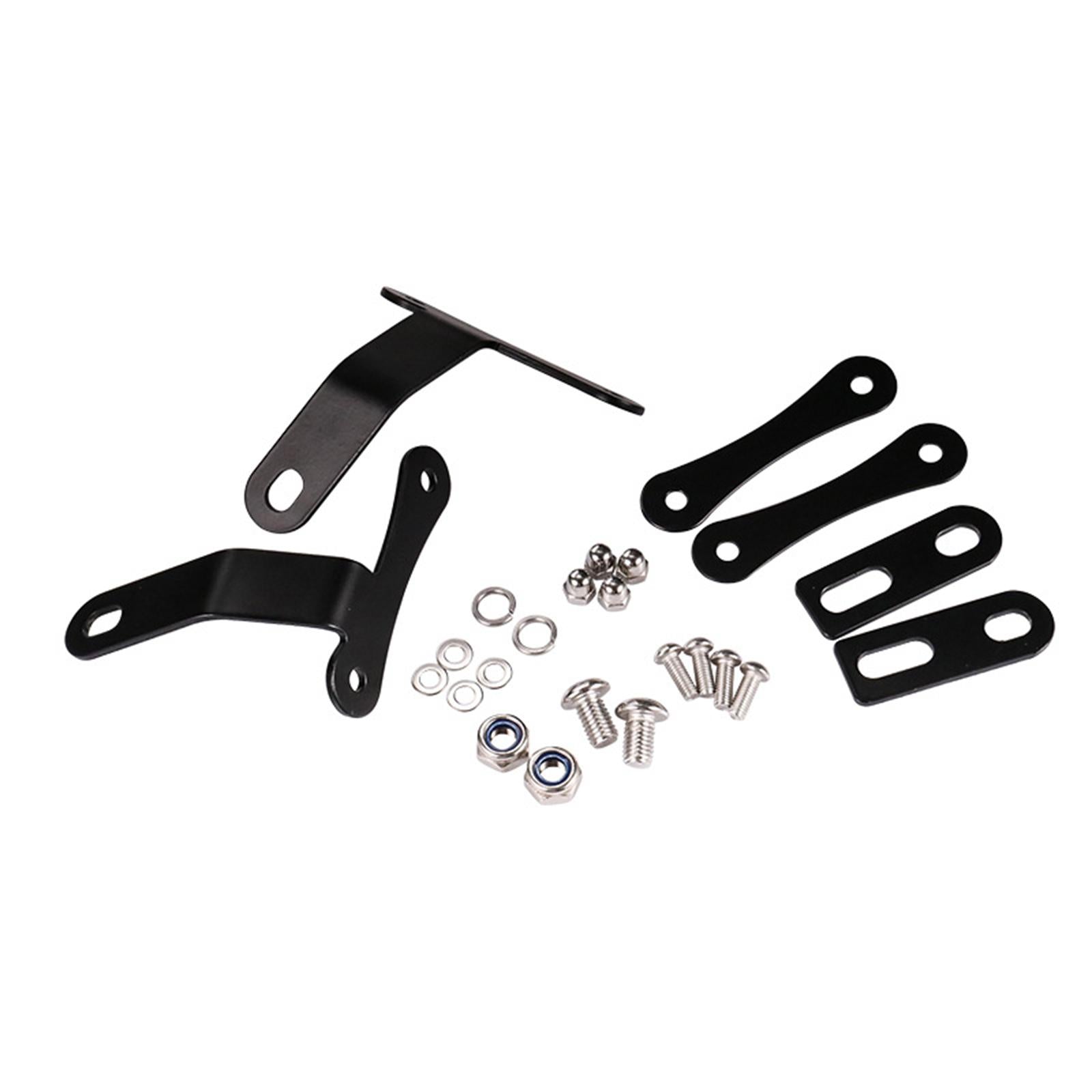 Universal Motorcycle Handle Bar Hand Guard Protector Wind Deflector Smoked