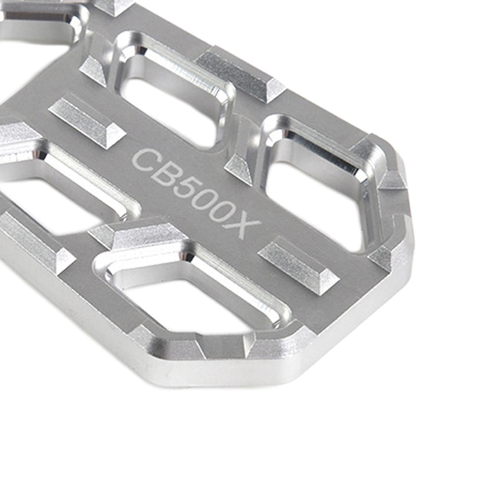 Motorcycle Pedals Rest Footrests for Honda CB500X Accessories Silver