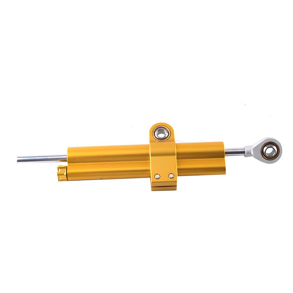 Aluminum Universal Motorcycle Steering Dampers Stabilizer Accessory Gold