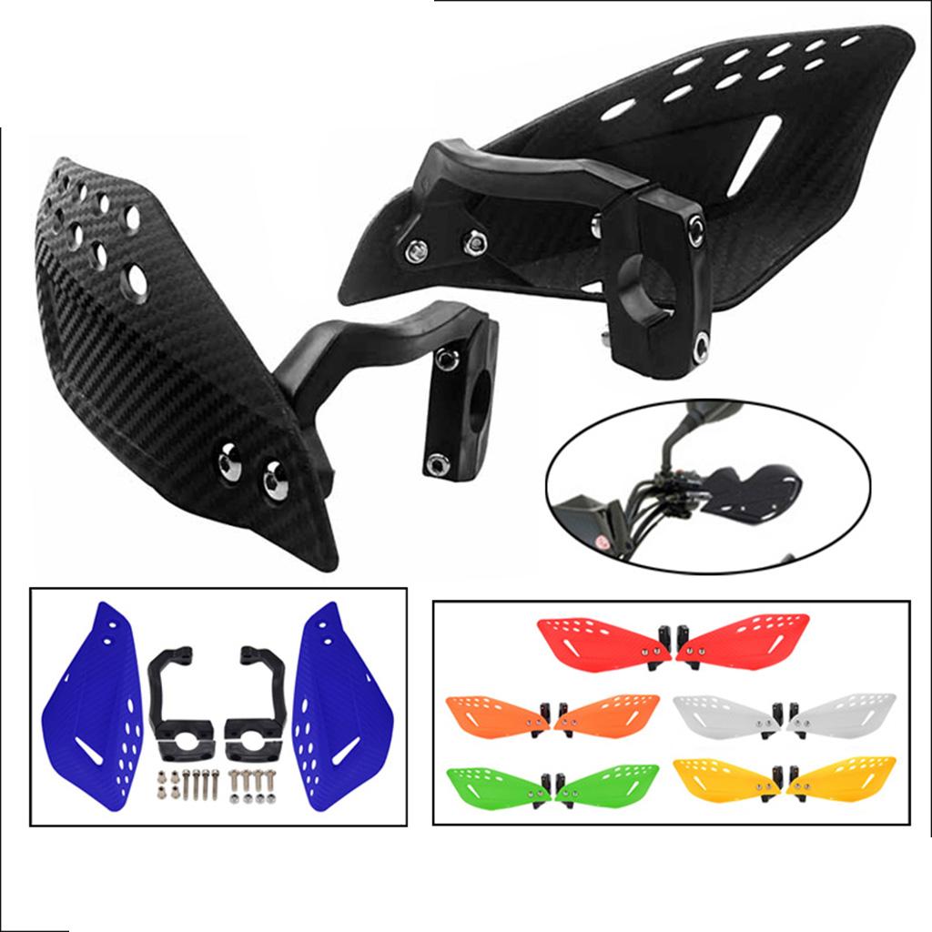 22mm Motorcycle Handguards Hand Guards Suitable for ATV Motocross Red