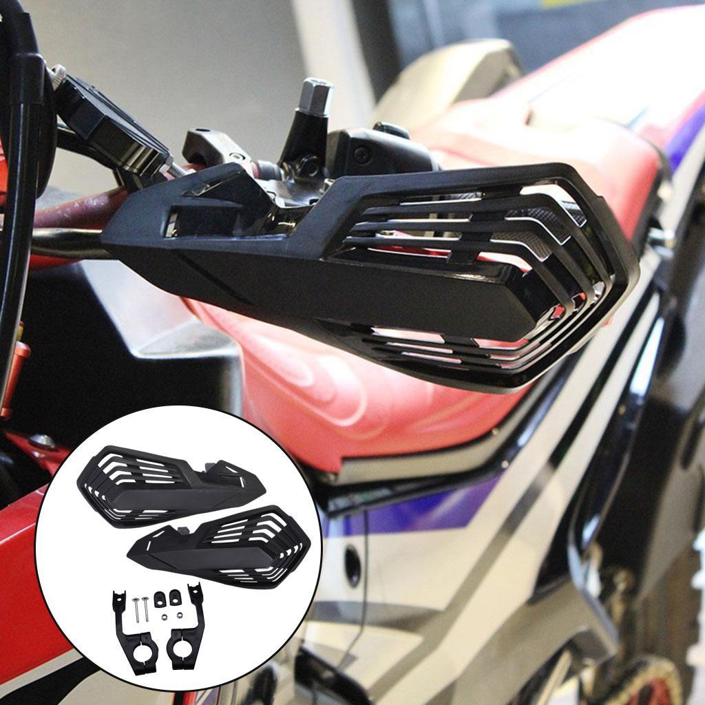 Motorcycle Hand Guards 7/8" 22mm Crash Protector for Dirt Bike Off Road Black