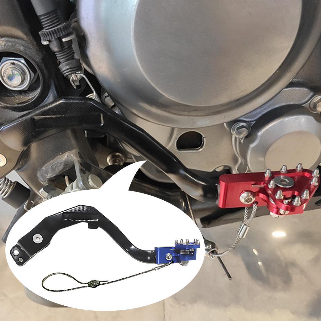 Motorcycle CNC Alloy Rear Foot Brake Pedal Lever for CRF250L CRF250RL Blue