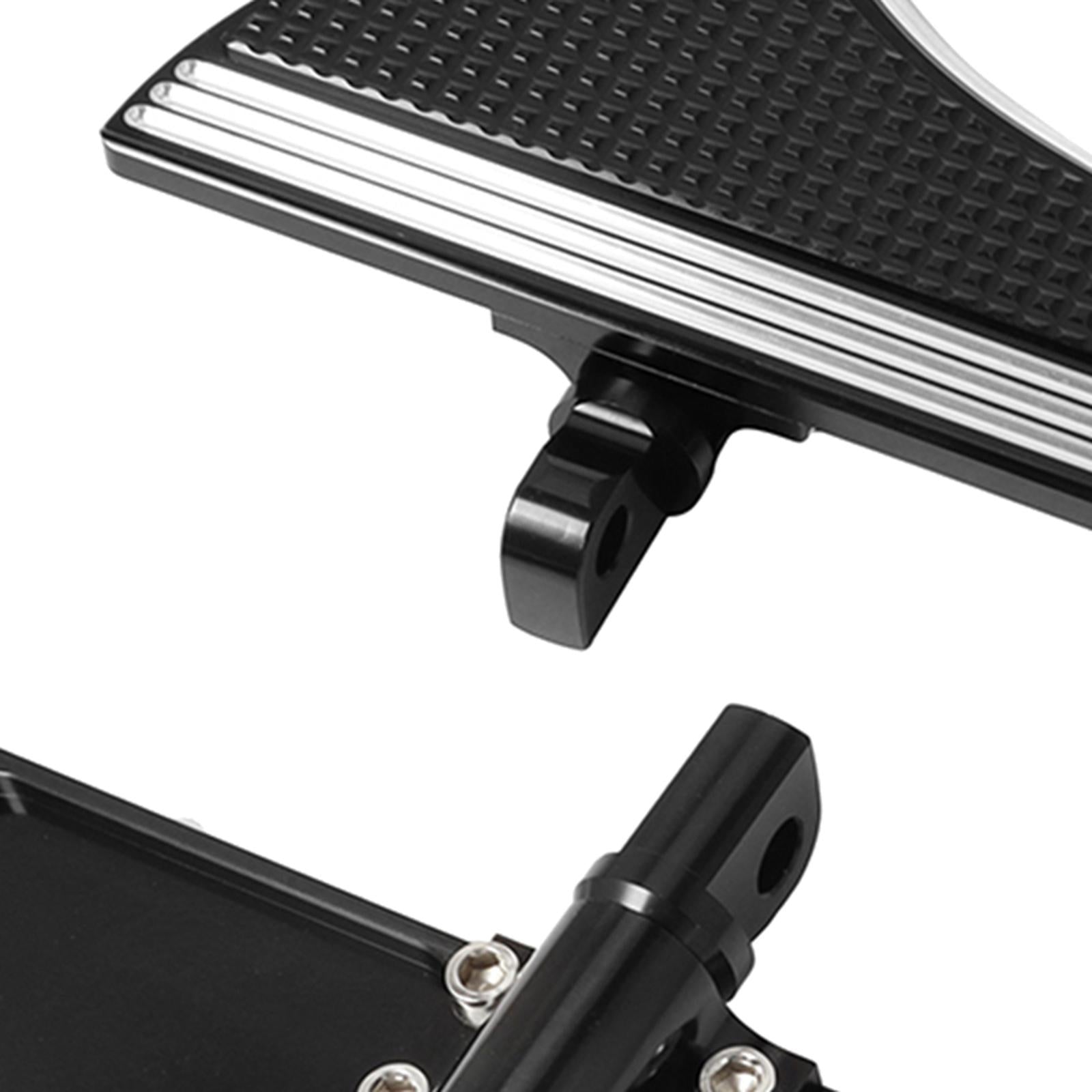 2 Pieces CNC Rear Foot Pegs Footpegs Supplies for Harley XL Models Chrome