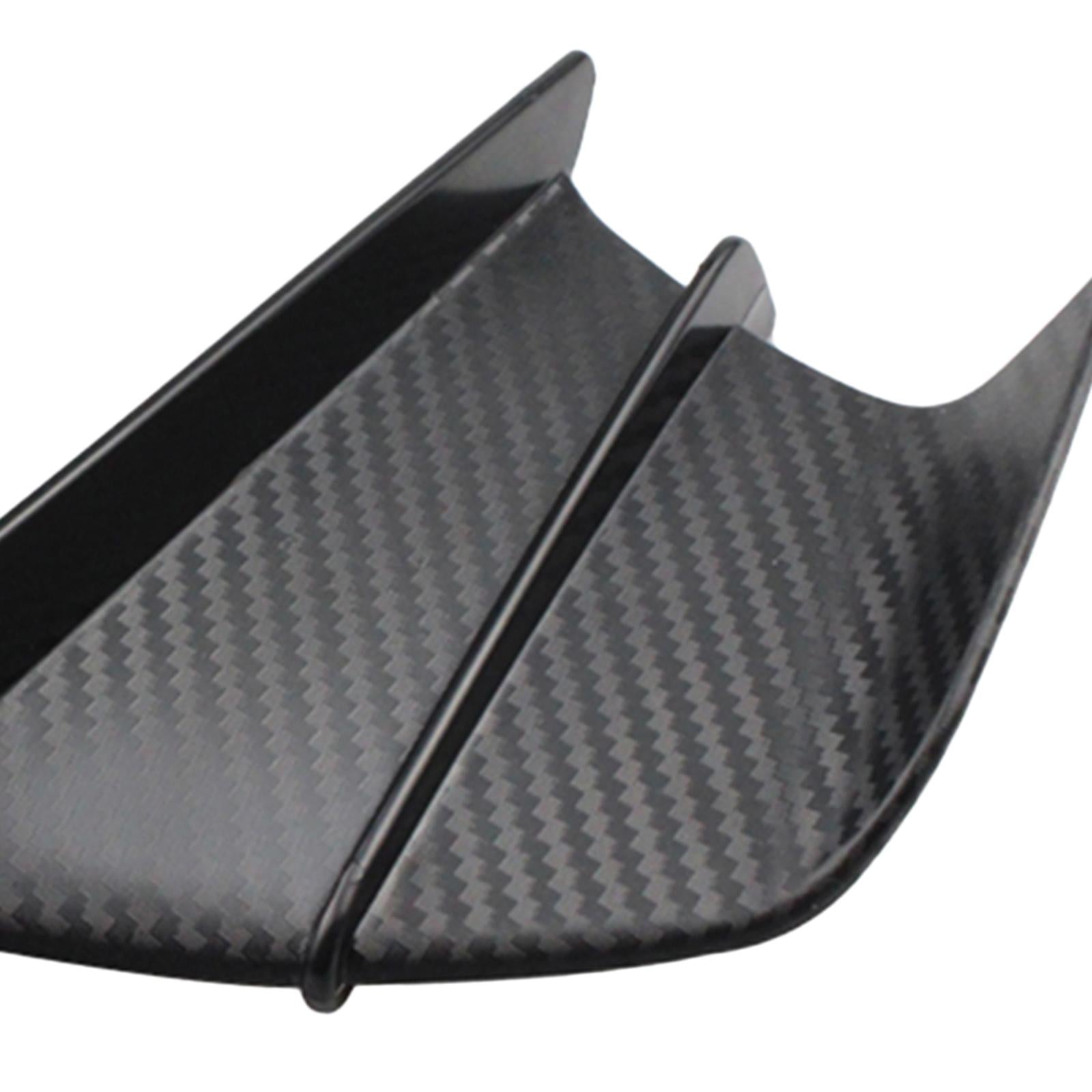 2Pcs Universal Motorcycle Winglets for S1000RR All Motorcycles Matte Black
