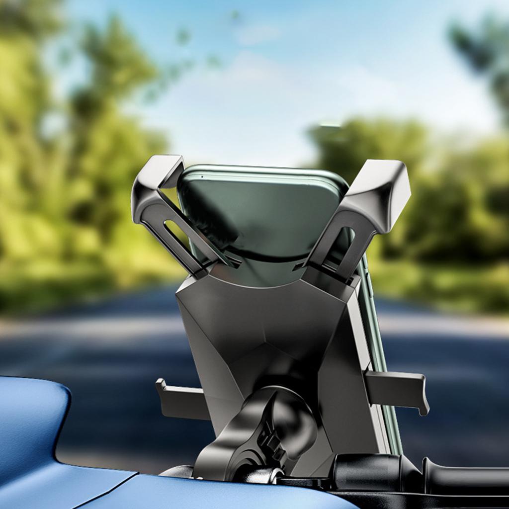 Motorcycle Phone Mount Bicycle Cellphone Holder fit Handlebar