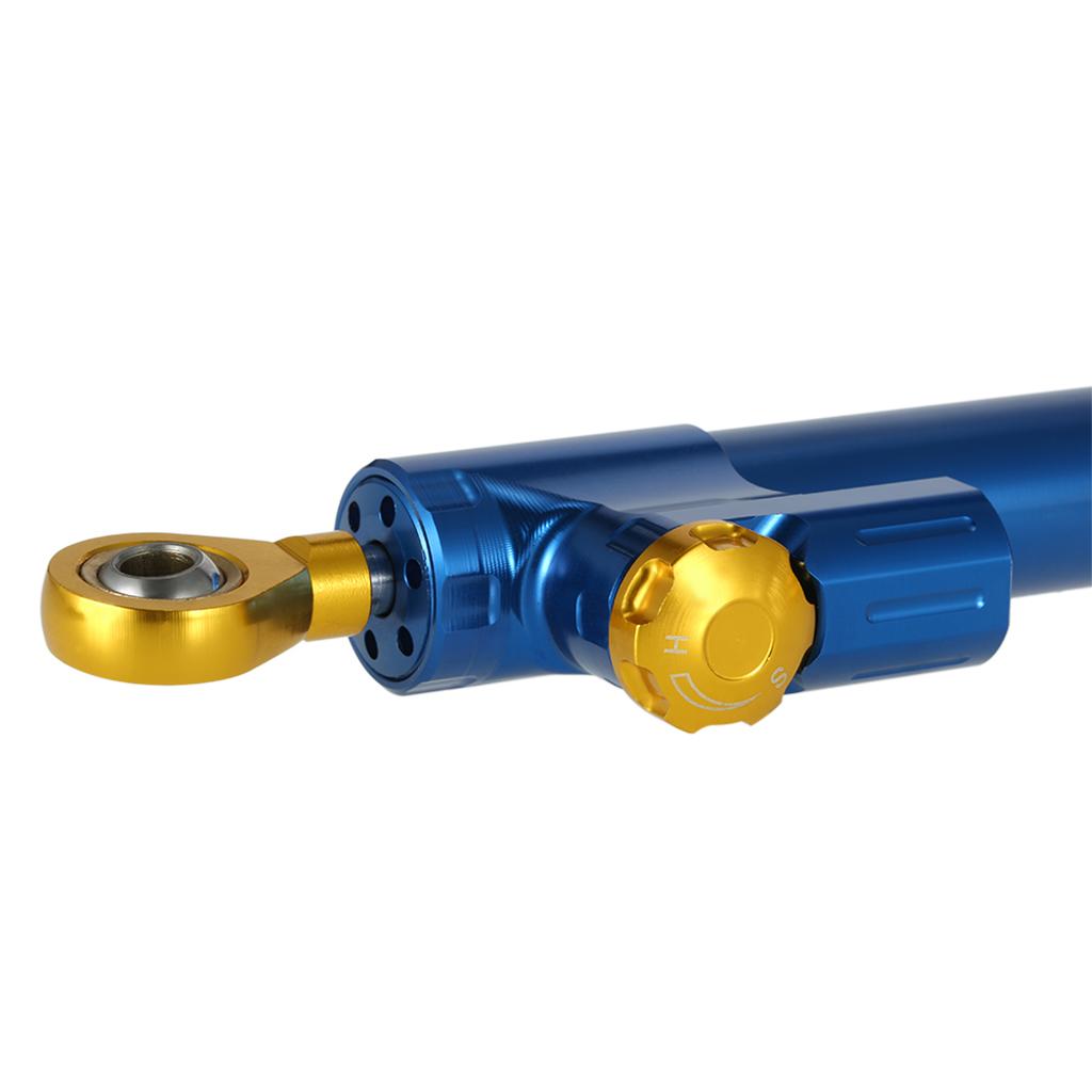 CNC Aluminum Universal Motorcycle Steering Dampers Stabilizer Accessory Blue