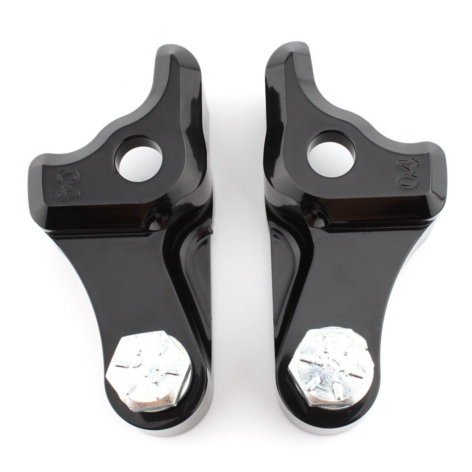 Black Rear Lowering Kit -1 Fit for FLHTCI 09-13 Motorcycle Replace Acc"
