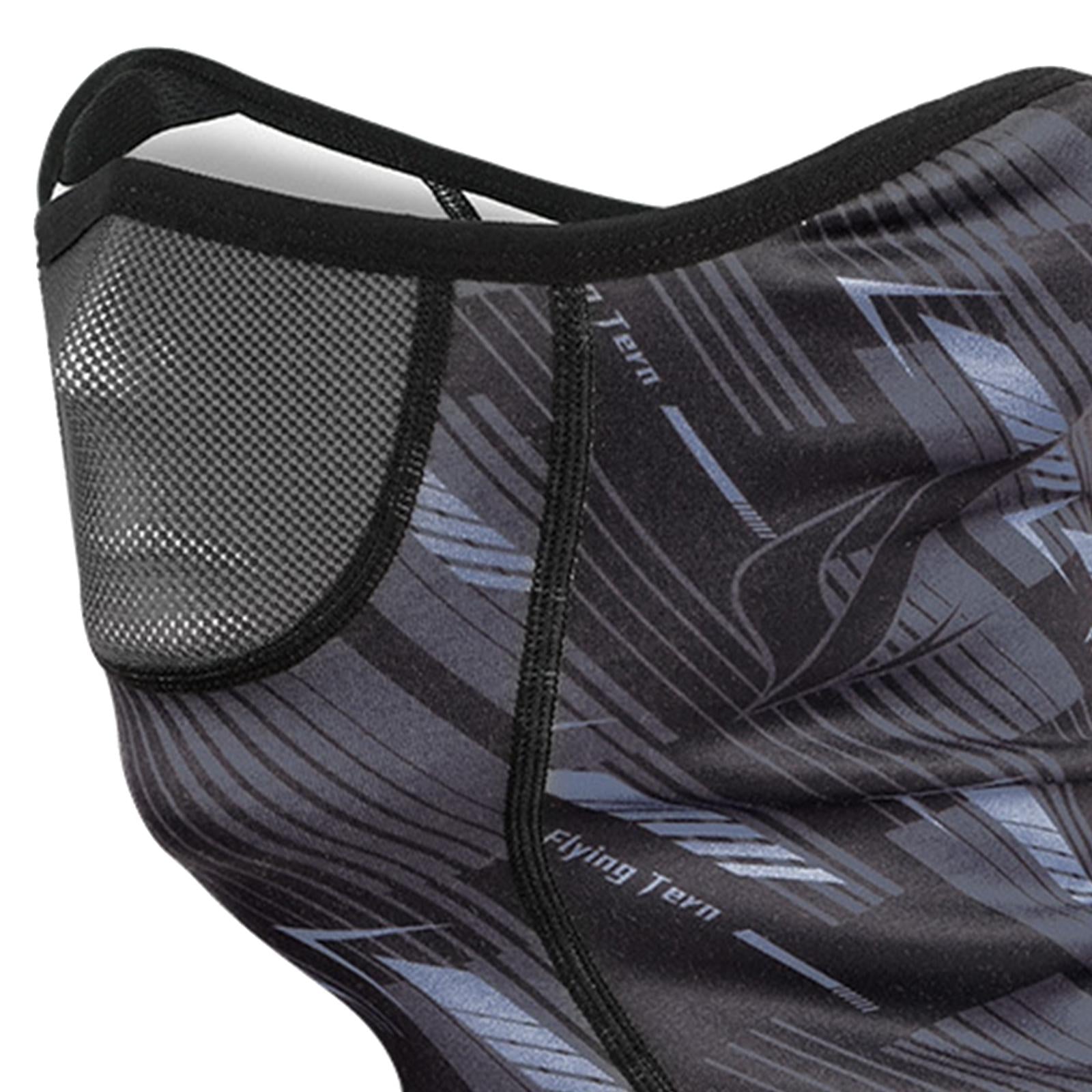 Winter Half Face Mask Windproof for Motorcycle Cycling Line Gray