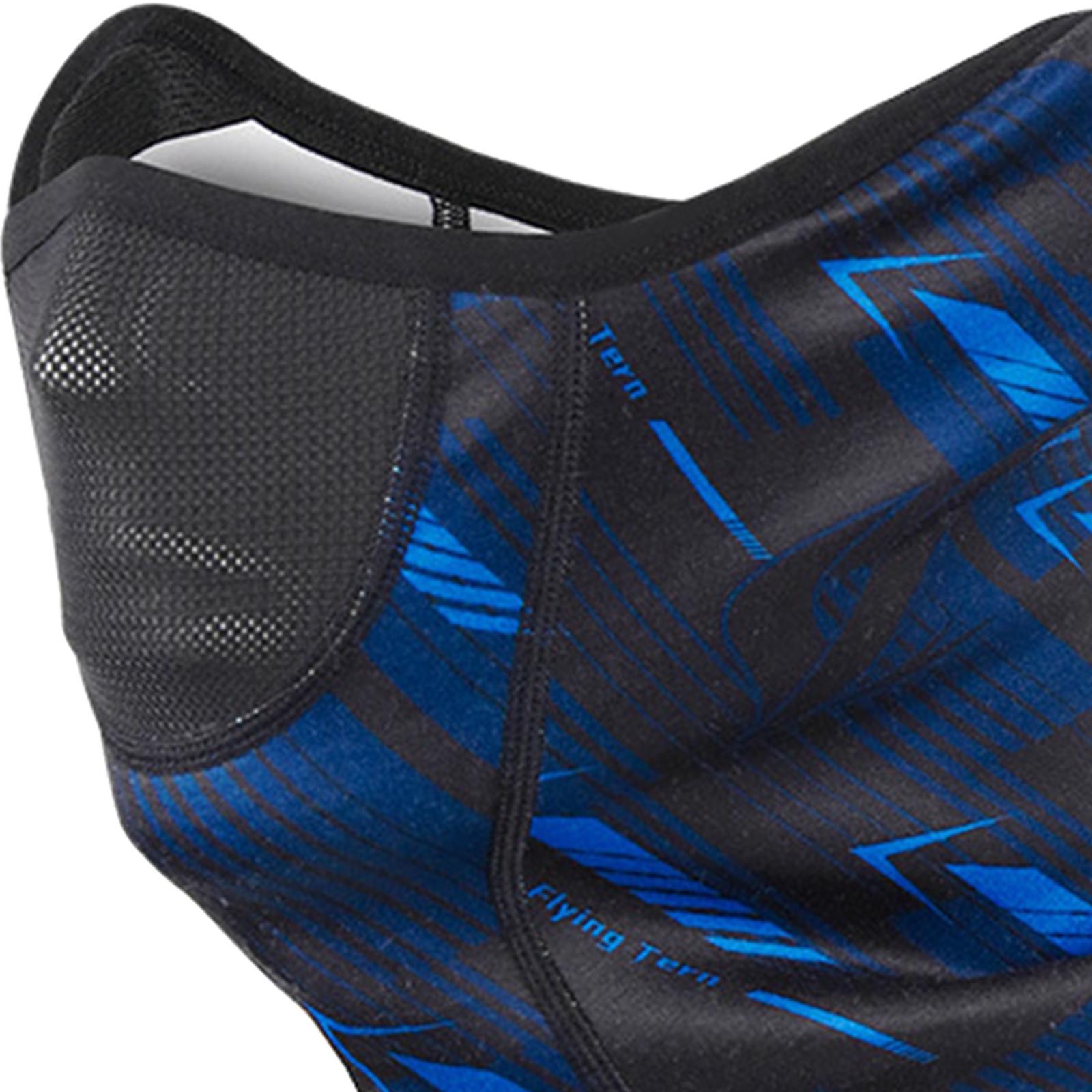 Winter Half Face Mask Windproof for Motorcycle Cycling Line Blue