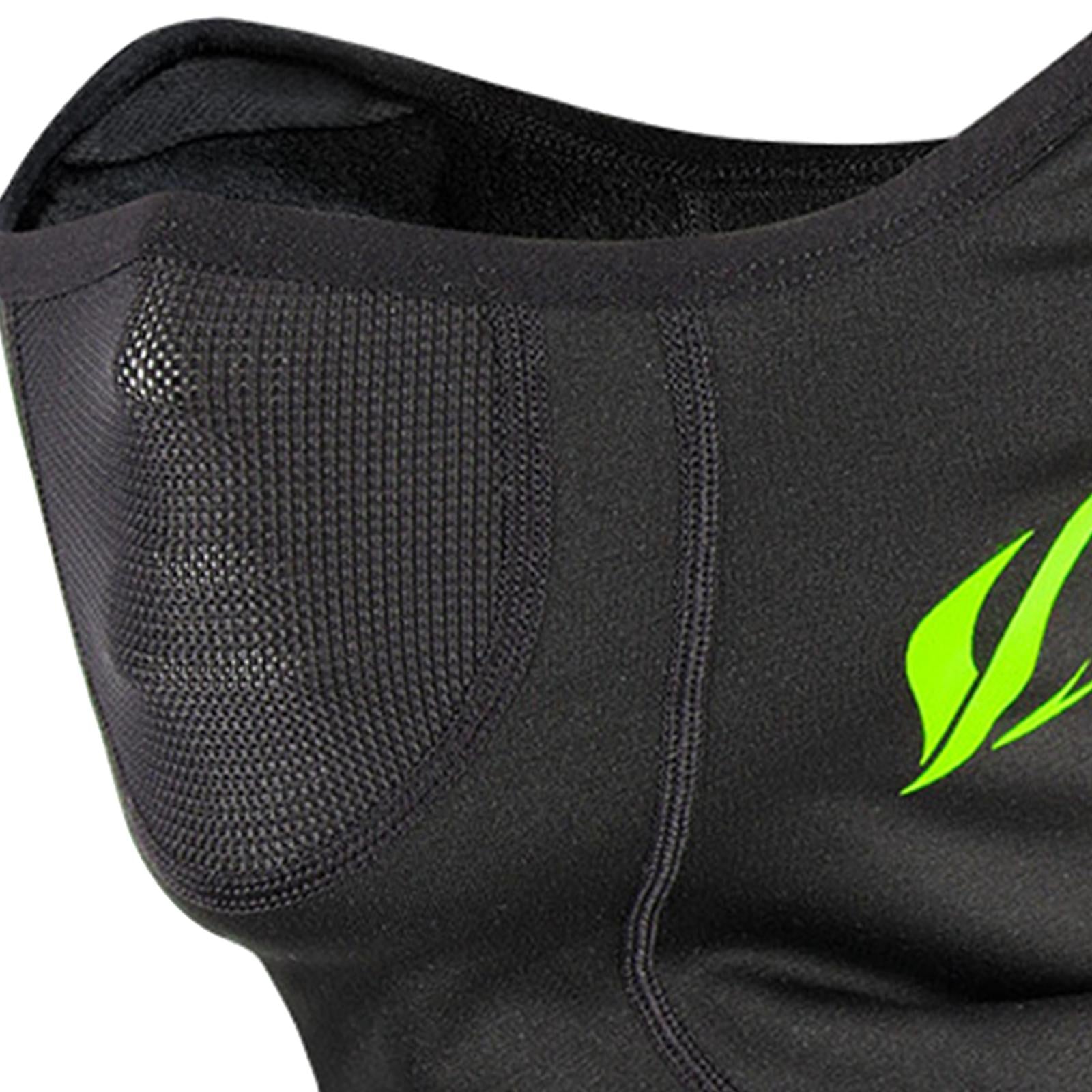 Winter Half Face Mask Windproof for Motorcycle Cycling Fluorescent Yellow