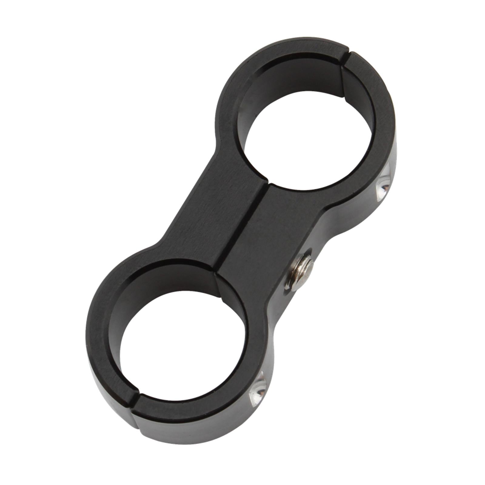 Hose Separator Clamp Pipe Aluminum Fits for Harley GM 883 Breakout black